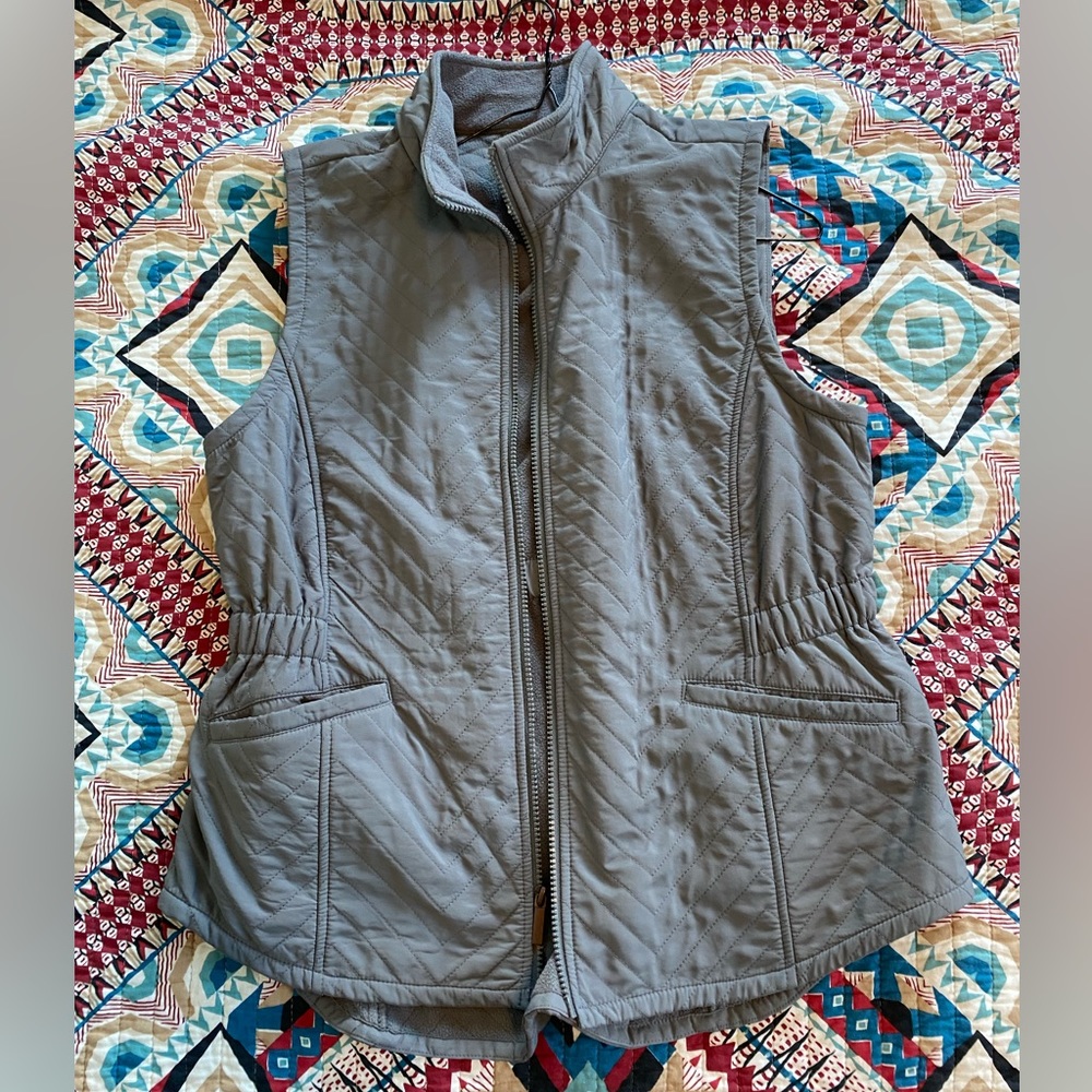 Blue Mountain Grey Fitted Vest